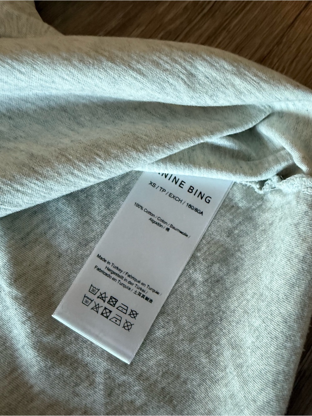 NWOT ANINE BING Johnny cropped tee - Picture 3 of 3